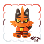 Officiële Pokemon center Pokemon fit knuffel Torracat 15cm 